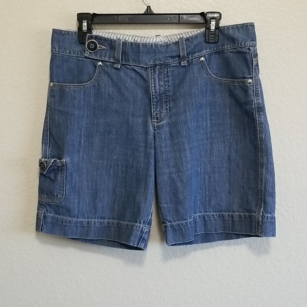 Lee Women's Denim Jean Shorts in Blue